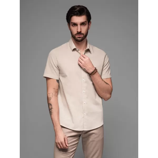  Риза OMBRE OM-SHSS-0168 БЕЖОВО 