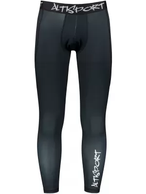 Мъжки спортни гамаши с дълга премия ALTISPORT VOJ/ALM000LEG01 ЧЕРНО