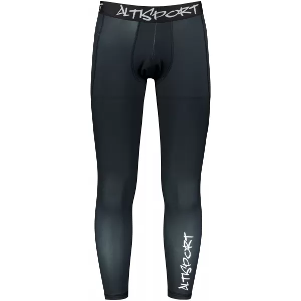  Мъжки спортни гамаши с дълга премия ALTISPORT VOJ/ALM000LEG01 ЧЕРНО 