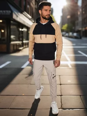 Мъжки суичър DSTREET BX5897 СМЕС ОТ ЦВЕТОВЕ