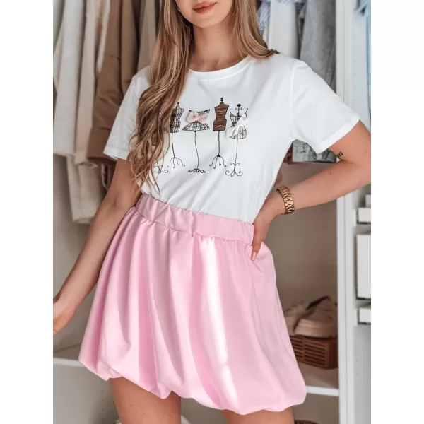  Дамска пола DSTREET CY0504 РОЗОВО 