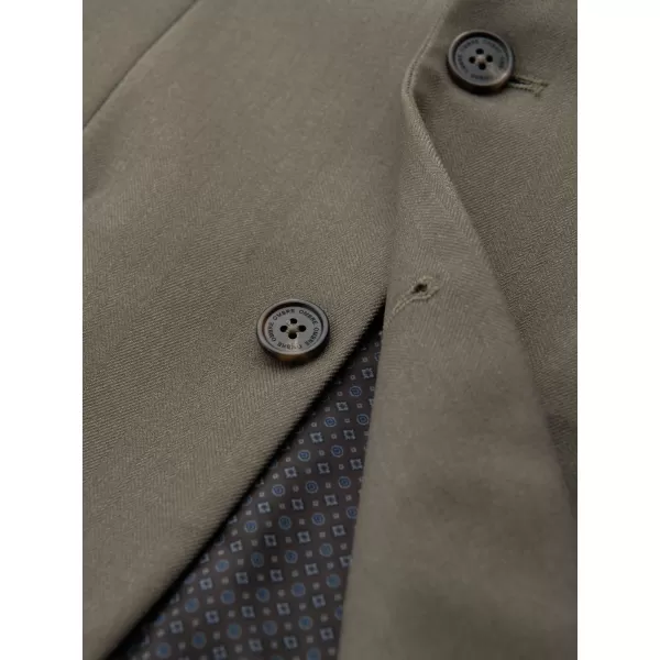  Pánské sako OMBRE OM-BLZB-0135 OLIVE 
