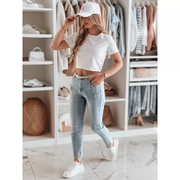  Дамски панталони DSTREET BLINGBLING UY2451 СИНЬО 