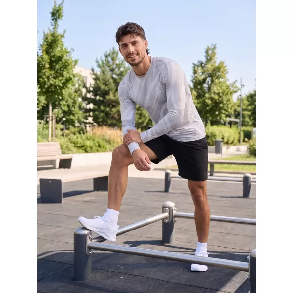  Мъжка първокласна функционална компресионна тениска с дълъг ръкав ALTISPORT VOJ/ALM072TR03 СИВО 