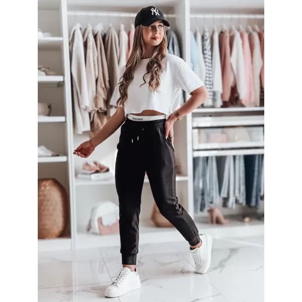  Дамски панталони DSTREET SPORTIVO UY2398 ЧЕРНО 