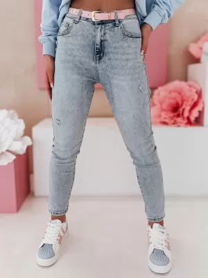 Дамски панталони DSTREET SKINNEX UY2476 СИНЬО