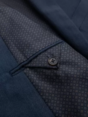 Pánské sako OMBRE OM-BLZB-0135 DARK BLUE