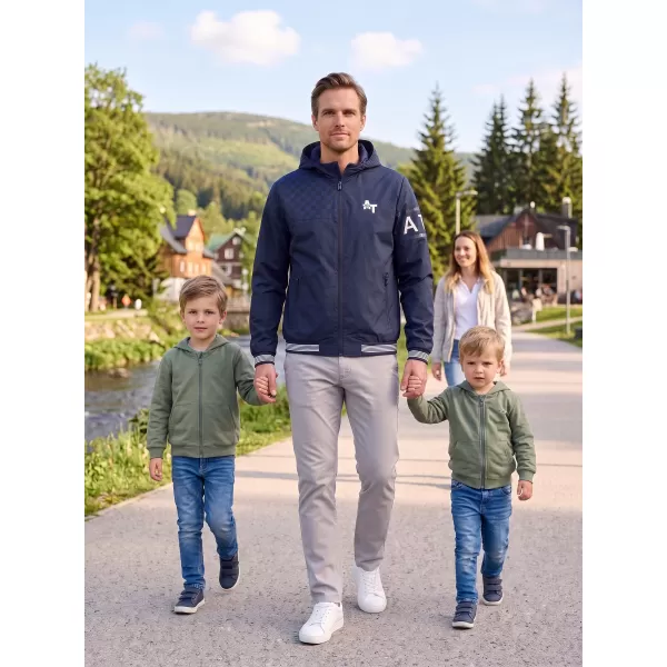  Мъжко яке ALTISPORT EGBERT ТЪМНО СИНЬО 