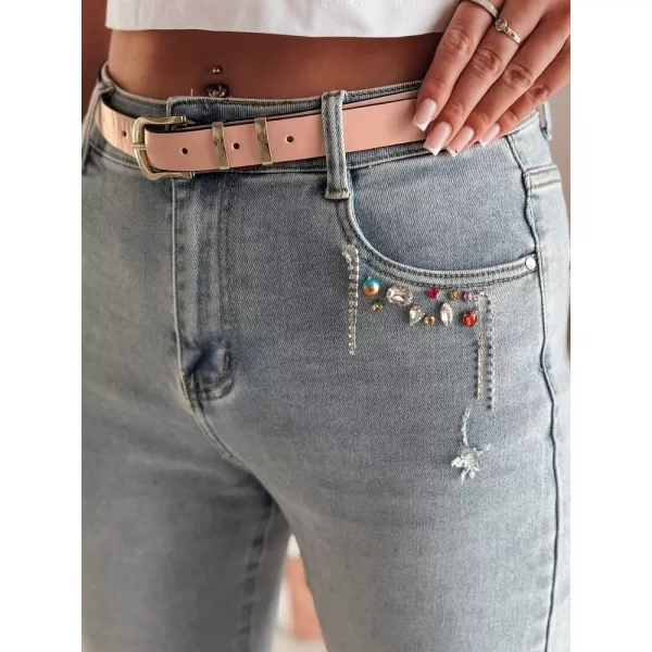  Дамски панталони DSTREET BLINGBLING UY2451 СИНЬО 