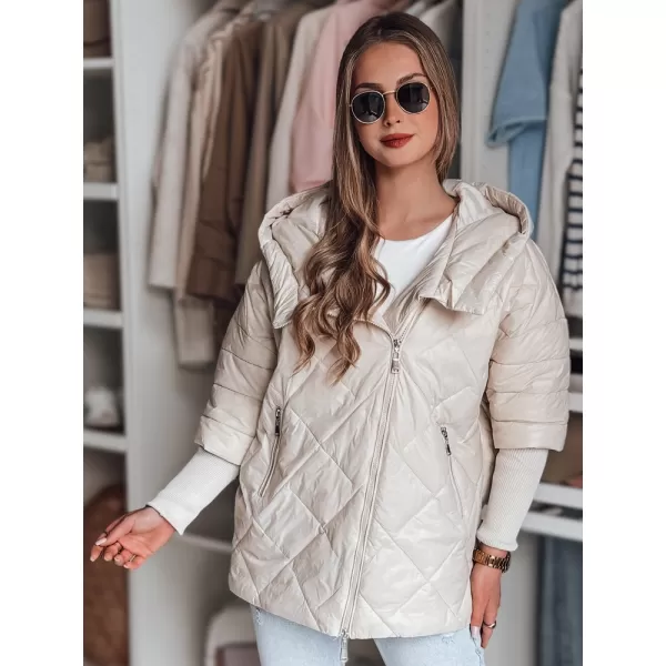  Дамско яке DSTREET PUFFILOF TY4856 БЯЛ 