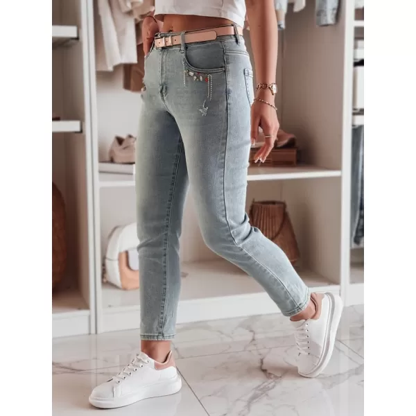  Дамски панталони DSTREET BLINGBLING UY2451 СИНЬО 