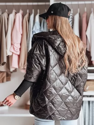 Дамско яке DSTREET PUFFILOF TY4855 ЧЕРНО