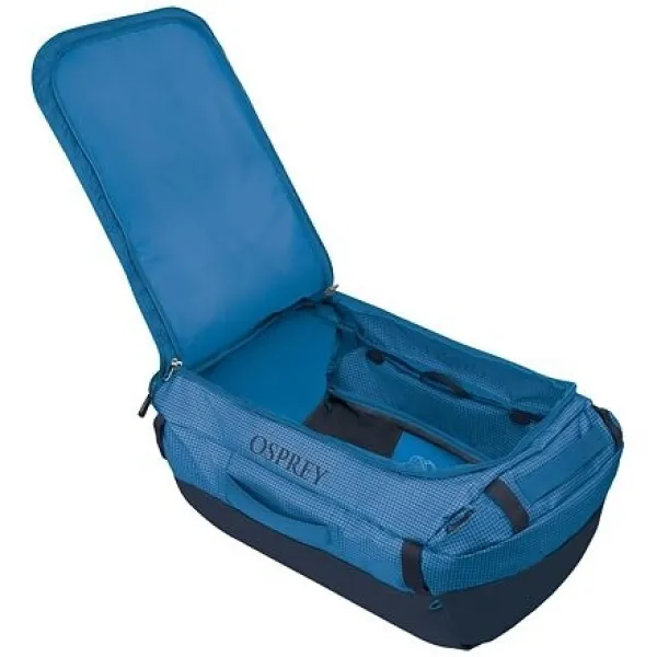  Чанта OSPREY TRANSPORTER 65 BLUE FLAME/SCORIA BLUE 