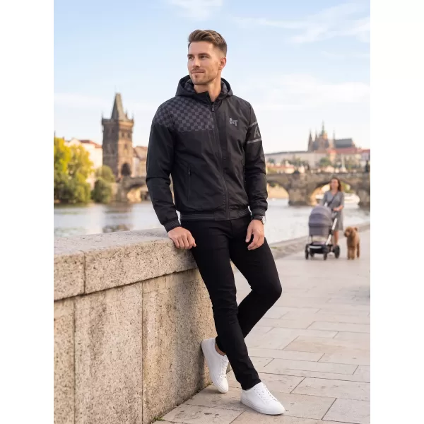  Мъжко яке ALTISPORT EGBERT ЧЕРЕН 