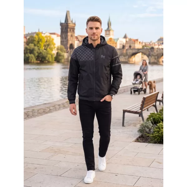  Мъжко яке ALTISPORT EGBERT ЧЕРЕН 
