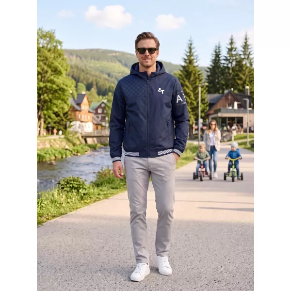  Мъжко яке ALTISPORT EGBERT ТЪМНО СИНЬО 