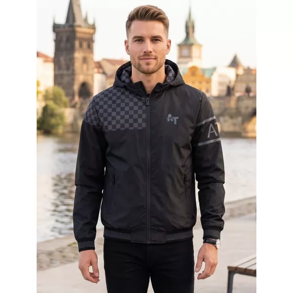  Мъжко яке ALTISPORT EGBERT ЧЕРЕН 