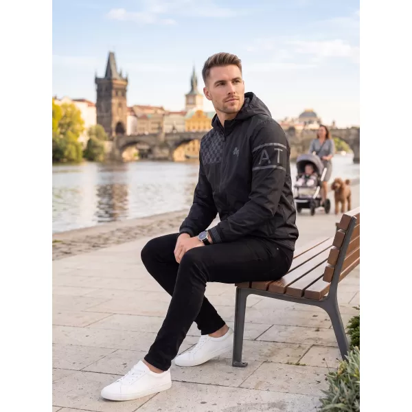  Мъжко яке ALTISPORT EGBERT ЧЕРЕН 