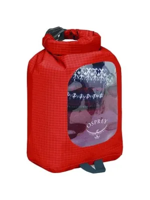 Торба OSPREY DRY SACK 3 W/WINDOW MARS ORANGE