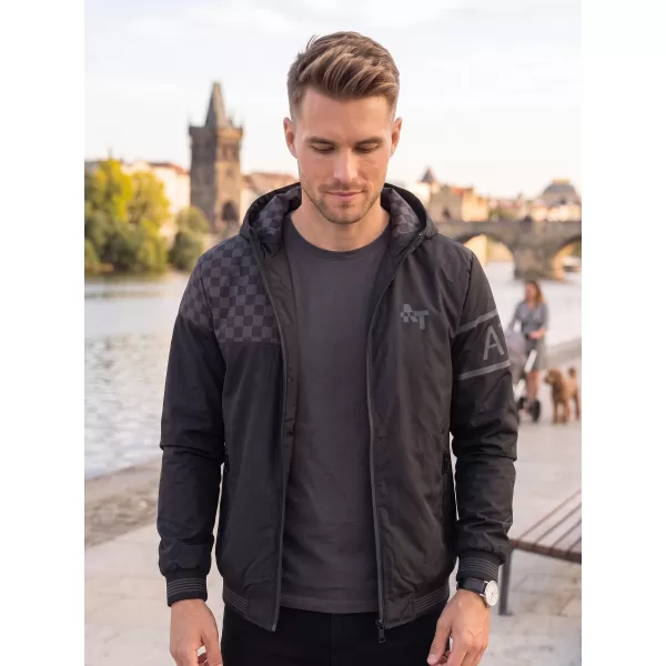  Мъжко яке ALTISPORT EGBERT ЧЕРЕН 