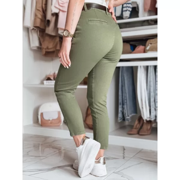  Дамски панталони DSTREET UY2547 КАКИ 