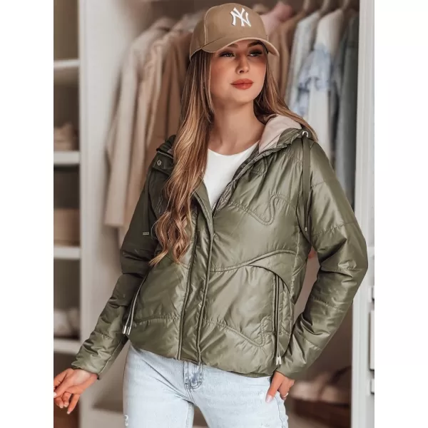  Дамско яке DSTREET NIVESSO TY4857 ЗЕЛЕНО 