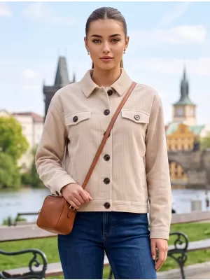 Дамско яке ALTISPORT EVELINA ЛЕК КРЕМООБРАЗЕН