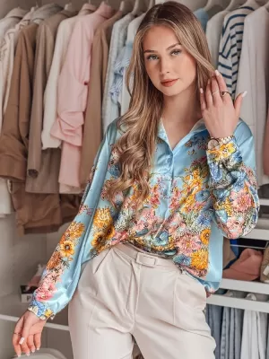 Риза DSTREET BLOSSIVA DY0466 СВЕТЛО СИНЬО