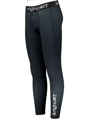 Мъжки спортни гамаши с дълга премия ALTISPORT VOJ/ALM000LEG01 ЧЕРНО