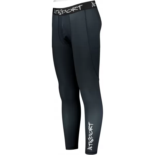  Мъжки спортни гамаши с дълга премия ALTISPORT VOJ/ALM000LEG01 ЧЕРНО 