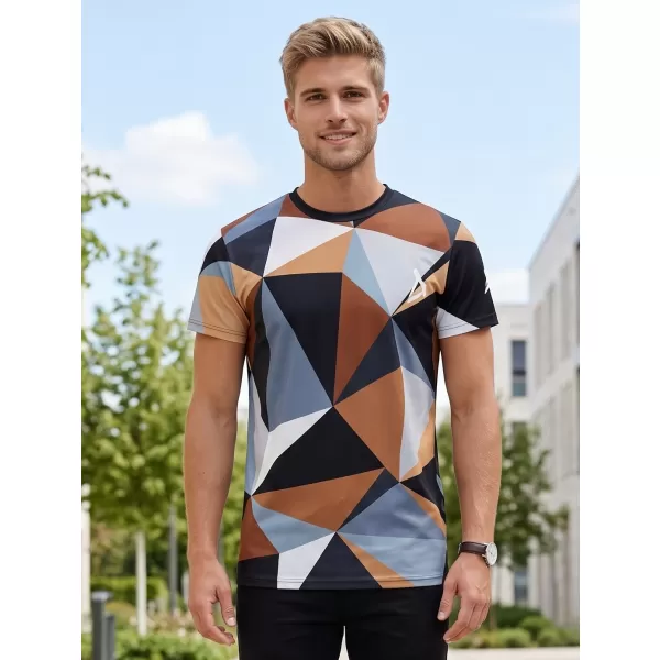  Мъжки функционални t -риза Premium Plus ALTISPORT VOJ/ALM007TR02 ЧЕРНО -BROWN 