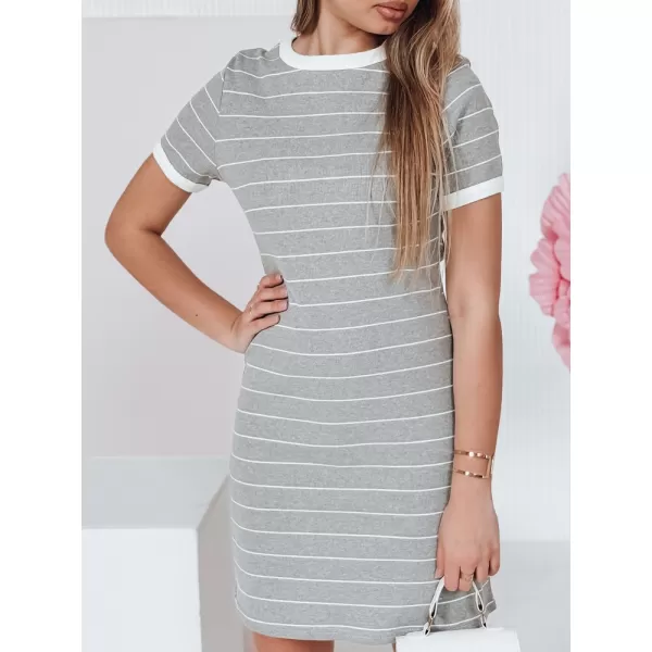  Рокля DSTREET FITLINES EY2580 БЯЛ 