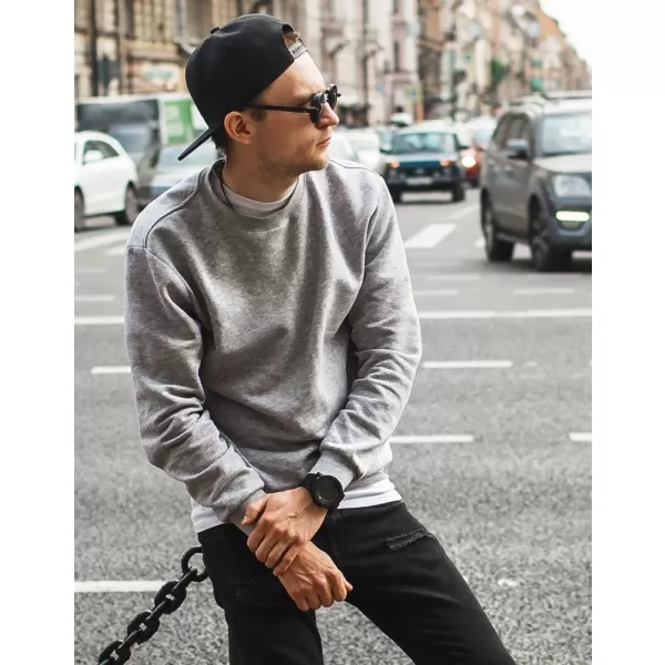  Мъжки суичър DSTREET BX3354 СВЕТЛО СИВО 