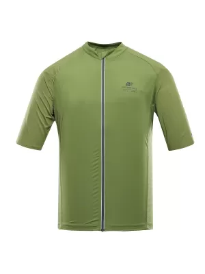 Велосипедна фланелка ALPINE PRO SAGEN 2 ЗЕЛЕНО