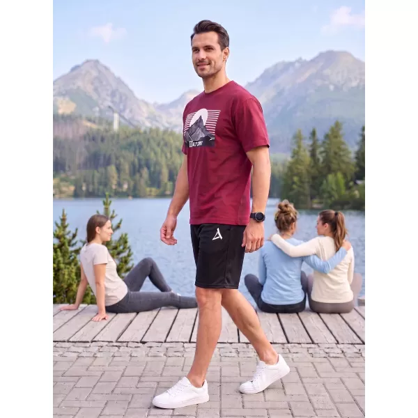  Мъжка тениска ALTISPORT ALM188812 ГРАНАТ 