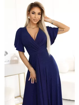 Рокля NUMOCO JENNIFER 581-5 ТЪМНО СИНЬО