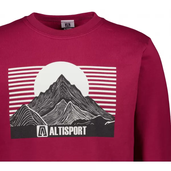  Мъжки суичър ALTISPORT ALM188406 ГРАНАТ 