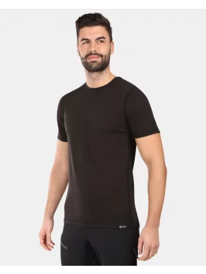 Мъжки t -риза от мерино вълна KILPI SLOPER-M YM0311KI ЧЕРНО