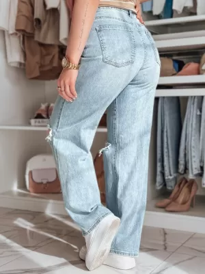 Дамски панталони DSTREET STYLLEG UY2491 СИНЬО