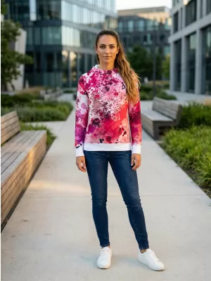 Дамски първокласен функционален суичър ALTISPORT VOJ/ALW055MI01 РОЗОВО