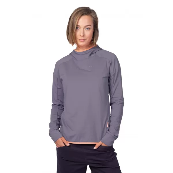  Дамска суитчър HANNAH NYMA HOODY СИВ ХРЕБЕТ МЕЛ 