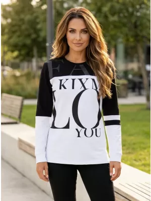 Дамска суитчър KIXMI URANIA БЯЛ