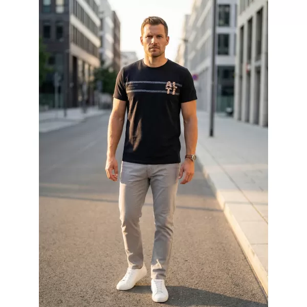  Мъжка тениска ALTISPORT EBEN ЧЕРЕН 