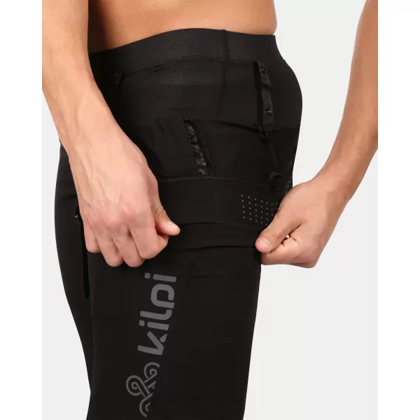  Мъжки шорти за велосипеди KILPI HIXON-M YM0454KI ЧЕРНО 