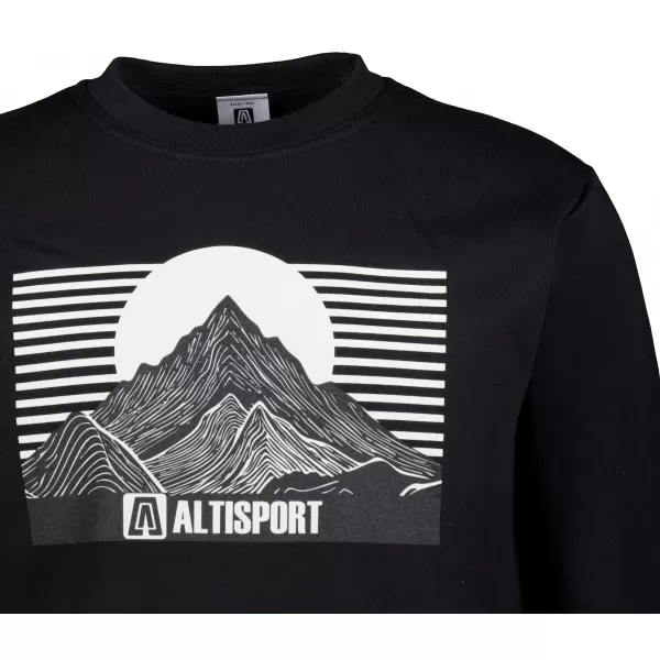  Мъжки суичър ALTISPORT ALM188406 ЧЕРЕН 