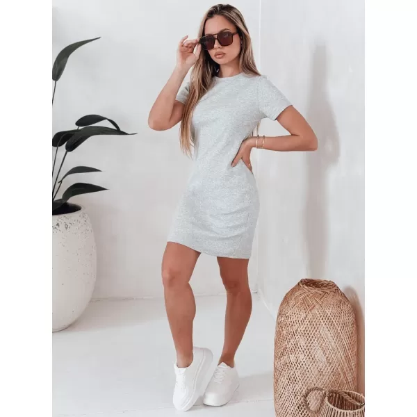  Рокля DSTREET RIBBINA EY2577 СВЕТЛО СИВО 