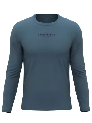 Мъжки t -риза с дълъг ръкав HANNAH BINE L/S АНТРАЦИТ