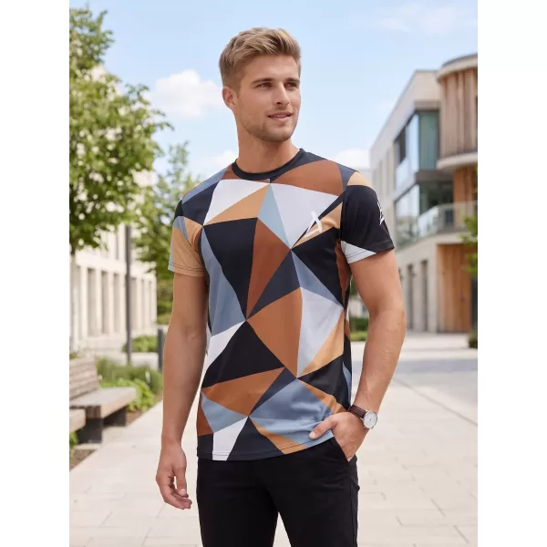  Мъжки функционални t -риза Premium Plus ALTISPORT VOJ/ALM007TR02 ЧЕРНО -BROWN 