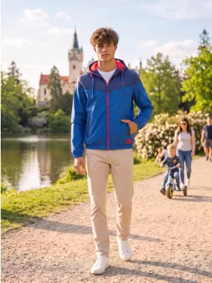 Мъжко яке ALTISPORT EDMON ТЪМНО СИНЬО