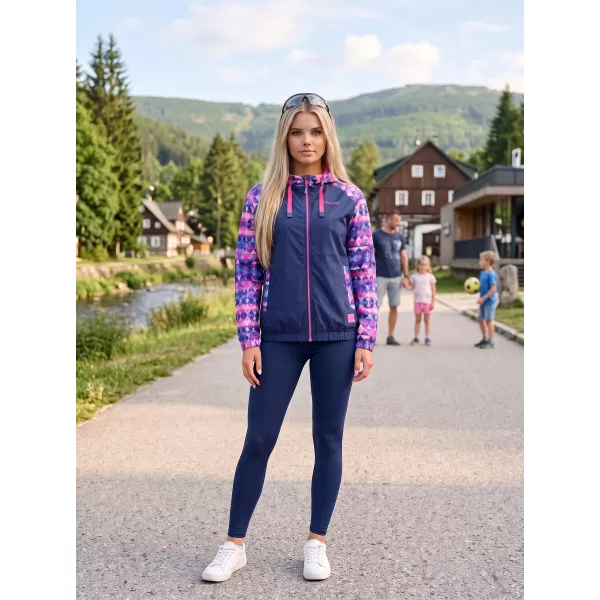  Дамско яке ALTISPORT EDRIA ТЪМНО СИНЬО 